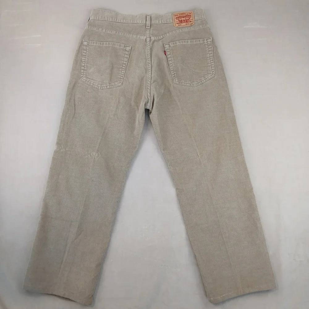 VTG Levis‎ 569 34x29 2004 Corduroy Loose Straight FLAWS